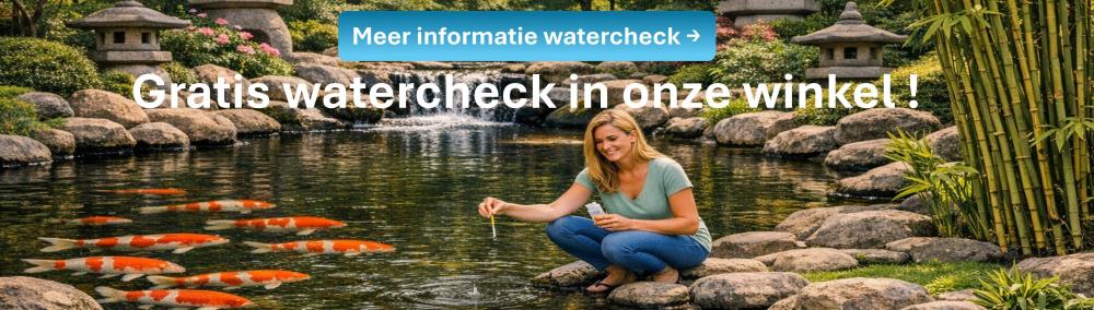 Gratis vijverwatertest bij de Firma Daru-Koi in Sprundel. Het beste vijvercentrum.nl van Nederland