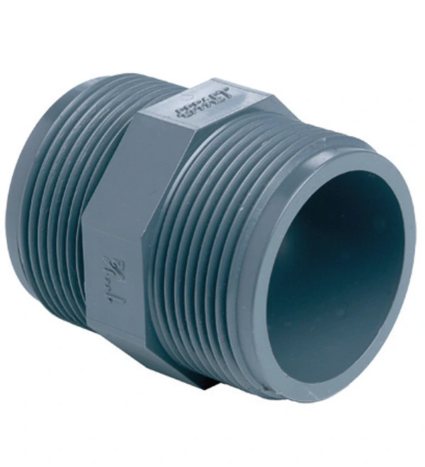 pvc druk draadnippel pvc druk draadnippel