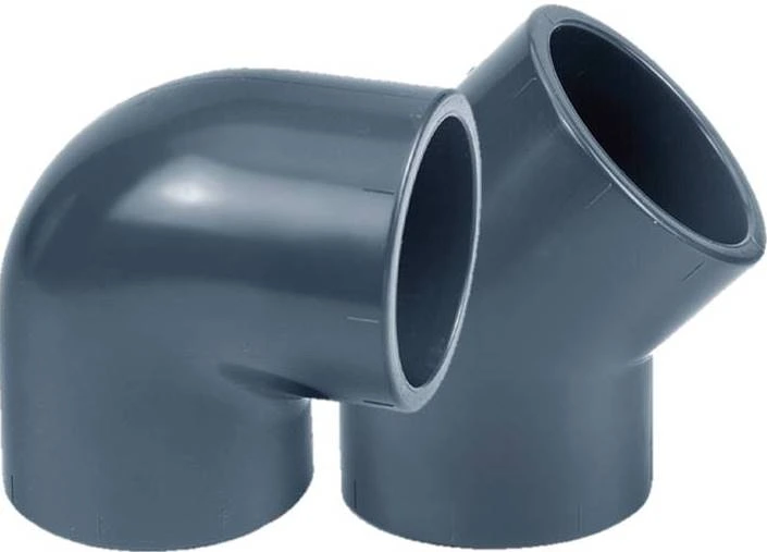 pvc knie 45 en 90 graden