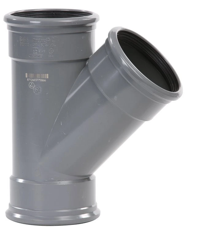 pvc lage druk y-stukken manchet pvc lage druk y-stukken manchet