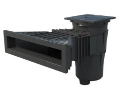 Wandskimmer Astralpool ABS NORM antraciet 17,5 liter