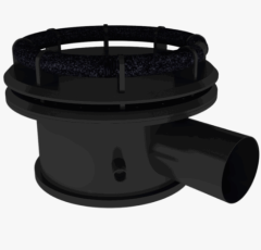 Beluchte bodemdrain 110mm industriële kwaliteit