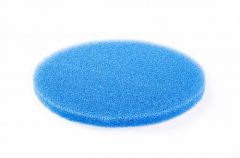 Filterschuim rond 39  x 2 cm dik Medium blauw