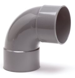 PVC BOCHT AFVOER 88 GRADEN 2X LIJM 200 MM