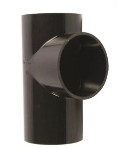 druk pvc T-stuk 110 mm Zwart