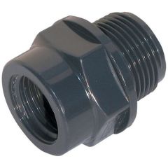 Pvc Verloop draadsok 1 1/2"x 1 1/4"
