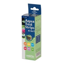 Velda vijverwater teststrips, 6 in 1