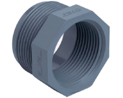 PVC verloopring 1½" buitendraad x 1¼ binnendraad PN16