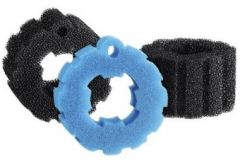 SET VERVANGSPONZEN / FILTERSCHUIM BIOPRESS 4000-5000 (2x zwart,1x blauw)