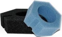 SET VERVANGSPONZEN / FILTERSCHUIM BIOPRESS 6000-10000 (2x zwart,2x blauw)