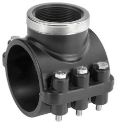 Aanboorzadel PP met RVS ring 160 mm x 1 1/2"