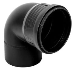 BOCHT PP AFVOER 88 GRADEN 110 MM MANCHET x SPIE ZWART