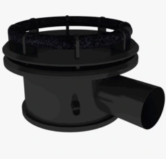 Beluchte bodemdrain 110mm industriële kwaliteit