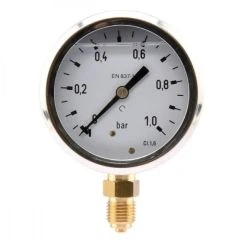 Manometer RVS (gevuld)