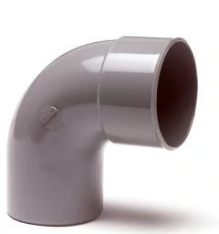 PVC BOCHT AFVOER 88 GRADEN MOF X SPIE 160 MM