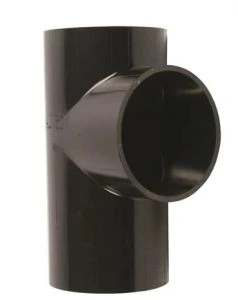 druk pvc T-stuk 110 mm Zwart