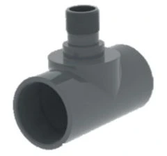Aquaforte T-stuk 50mm voor digitale flowmeter