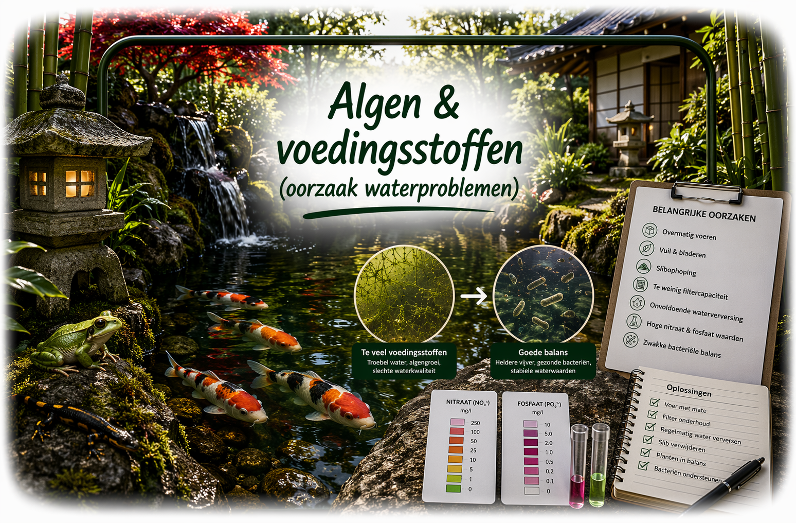 Algen & voedingsstoffen (oorzaak waterproblemen)
