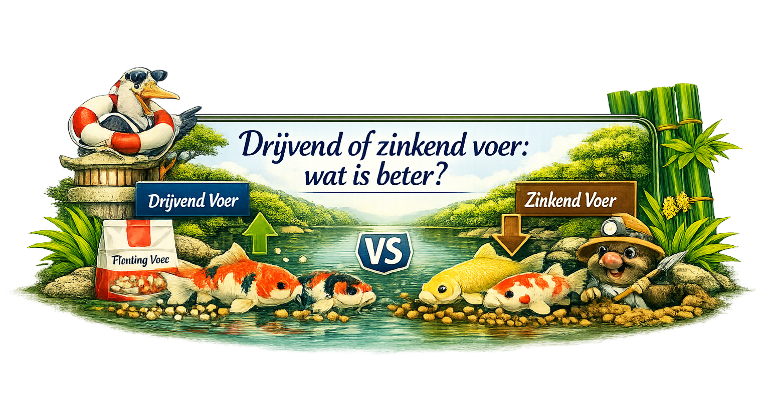 Drijvend of zinkend voer: wat is beter?