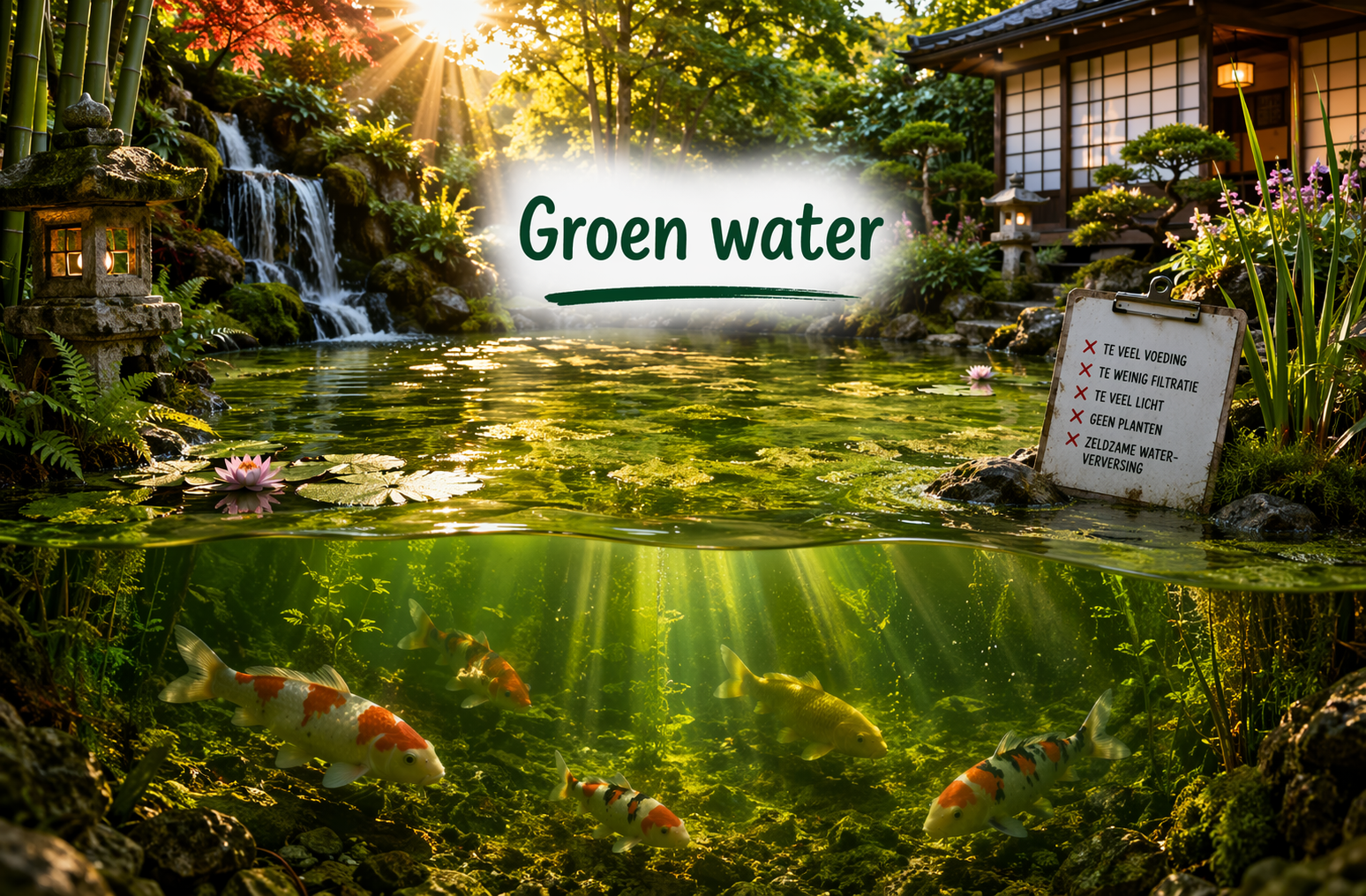 Groen water