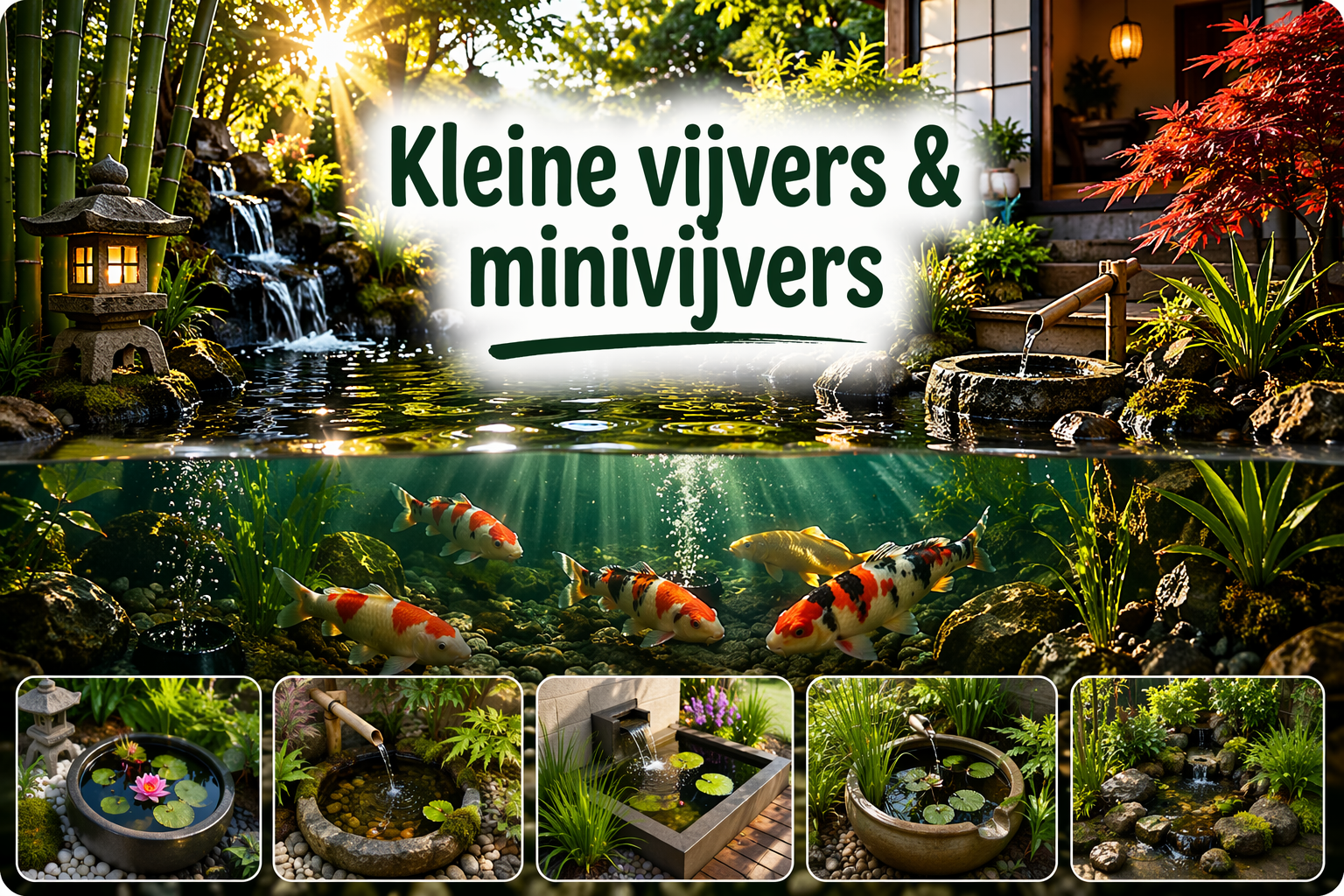 Kleine vijvers & minivijvers