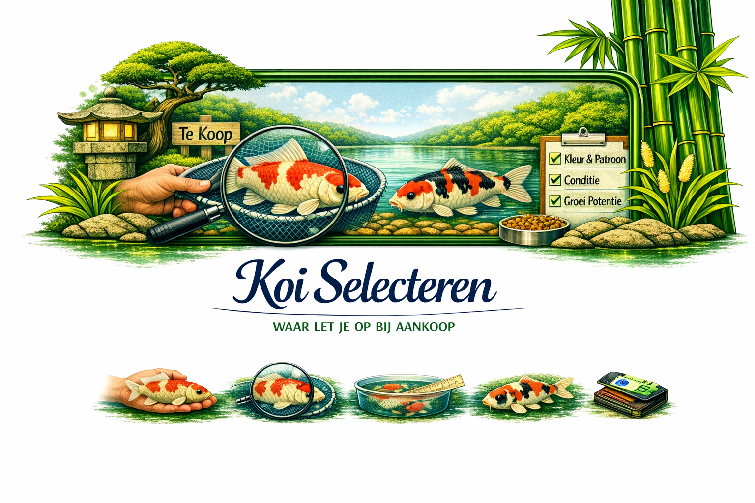 Koi selecteren: waar let je op bij aankoop