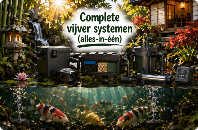 Complete vijver systemen (alles-in-één)