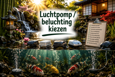Luchtpomp / beluchting kiezen