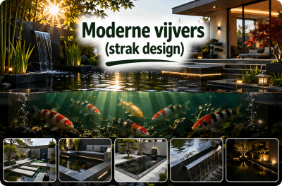 Moderne vijvers (strak design)