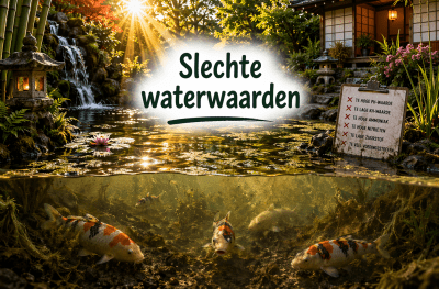Slechte waterwaarden