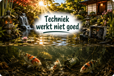 Techniek werkt niet goed