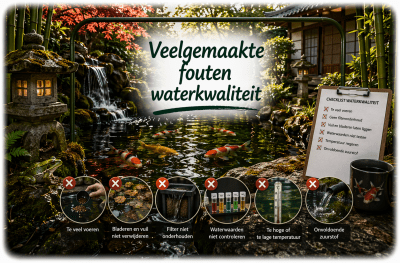 Veelgemaakte fouten waterkwaliteit