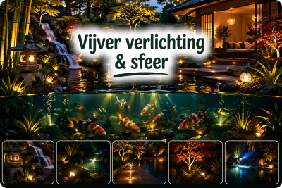 Vijver verlichting & sfeer