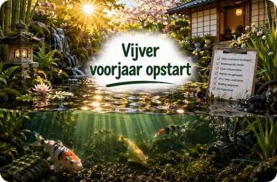 Vijver voorjaar opstart