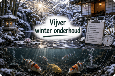 Vijver winter onderhoud