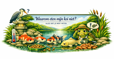 Waarom eten mijn koi niet?