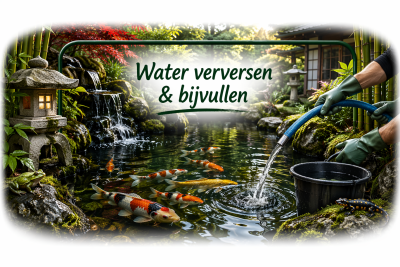 Water verversen & bijvullen