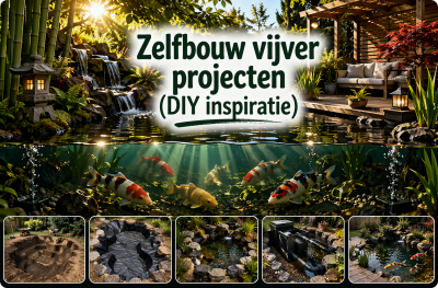 Zelfbouw vijver projecten (DIY inspiratie)
