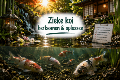 Zieke koi herkennen & oplossen