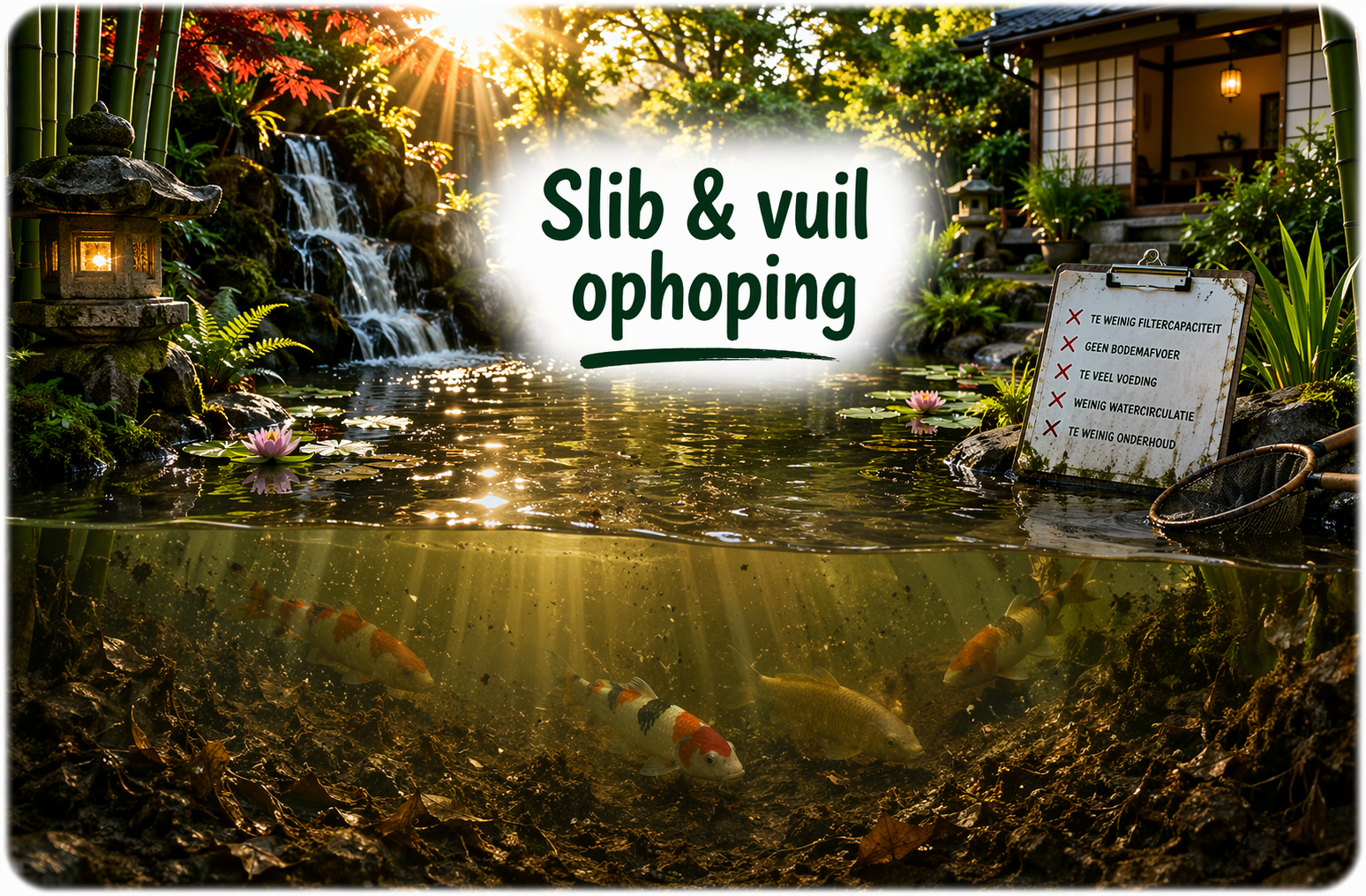 Slib & vuil ophoping