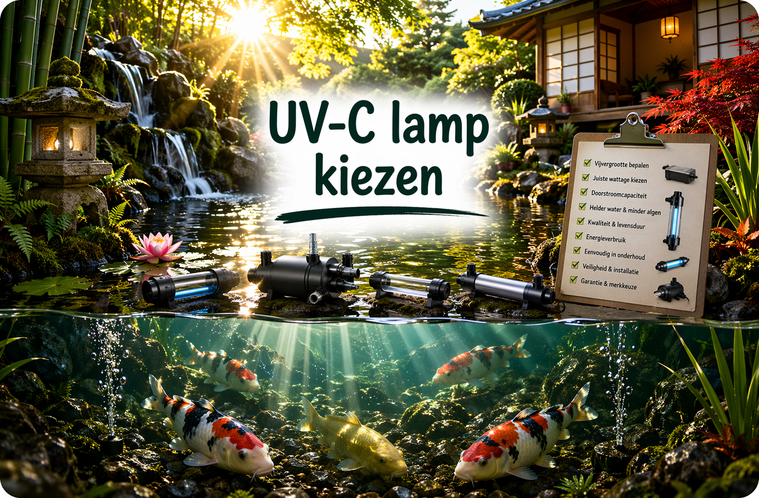 UV-C lamp kiezen