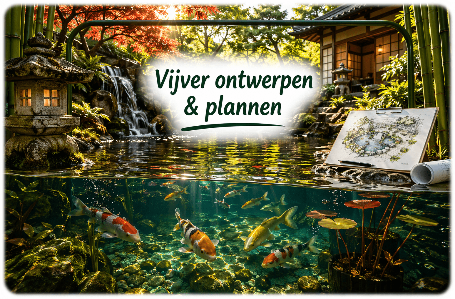Vijver ontwerpen & plannen