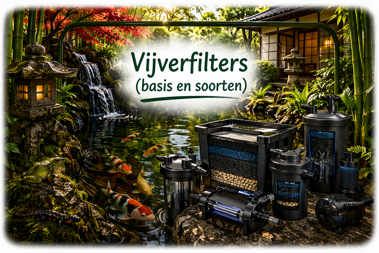 Vijverfilters (basis en soorten)