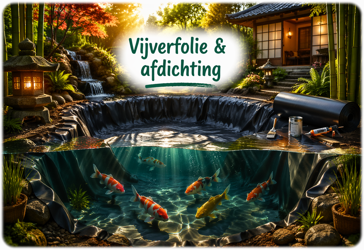 Vijverfolie & afdichting