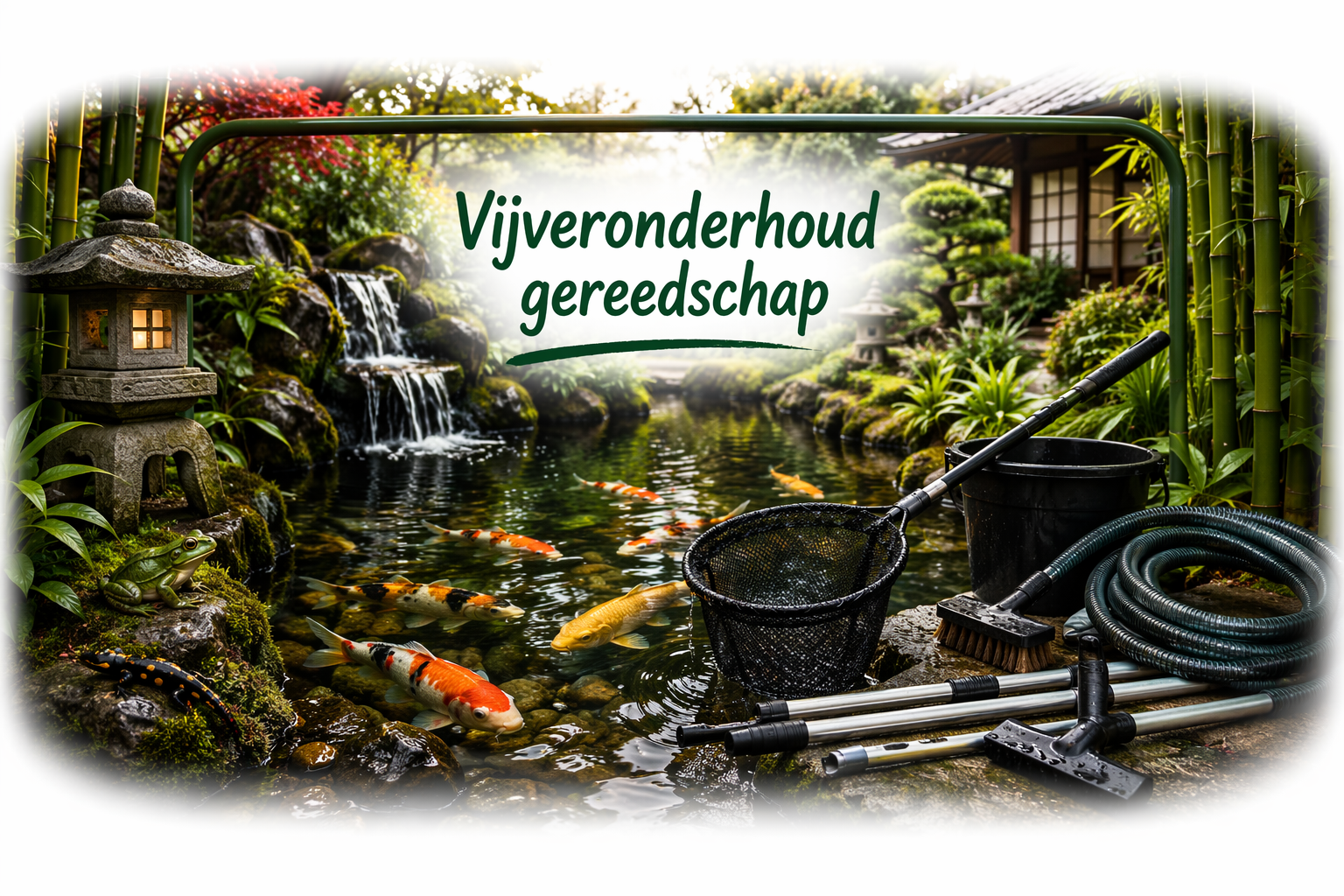 Vijveronderhoud gereedschap