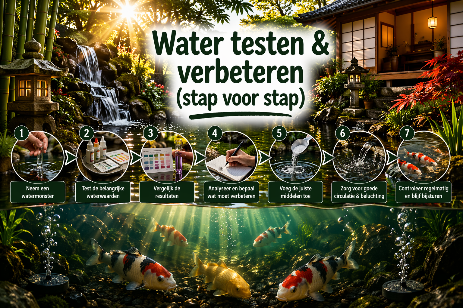 Water testen & verbeteren (stap voor stap)