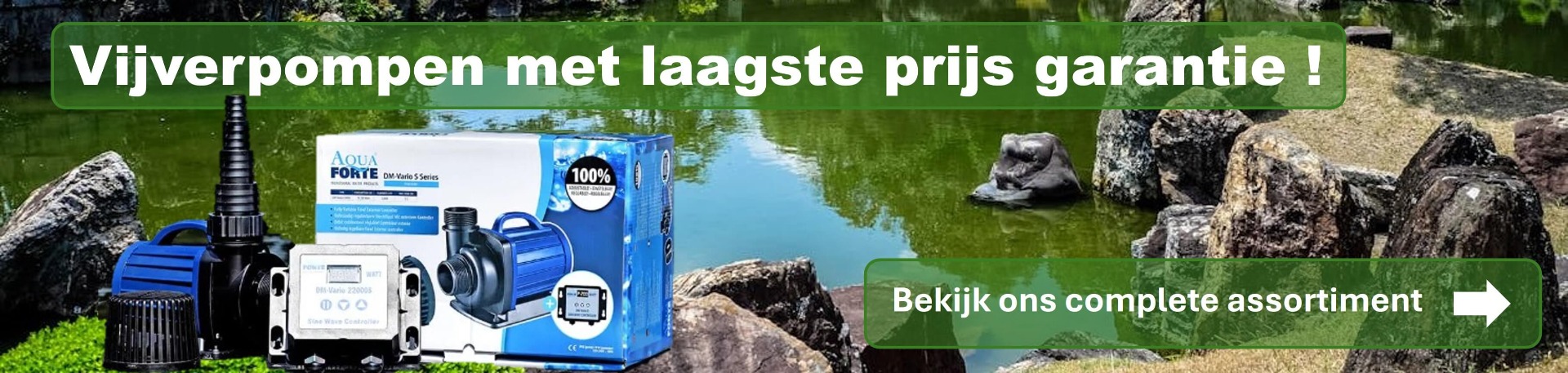 Daru-Koi is de webshop met de laagste prijzen voor bijvoorbeeld vijverpompen